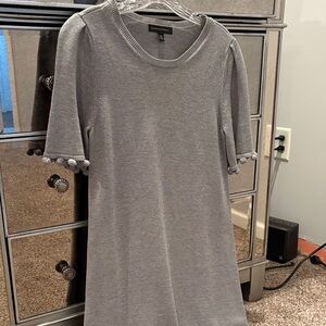 Banana Republic Gray  Knit Mini Dress XS